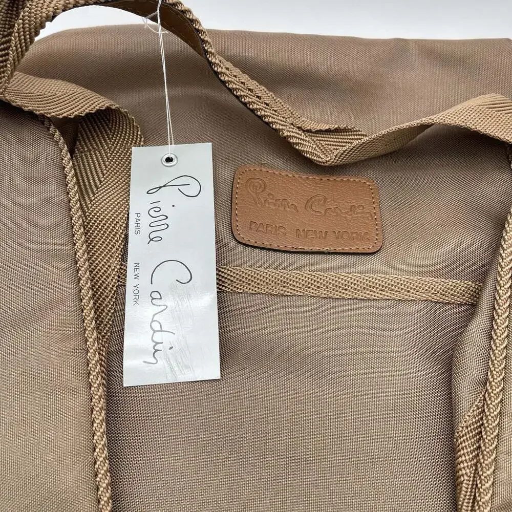 Vintage Pierre Cardin‎ Butterscotch Travel Duffle Carry-On Bag